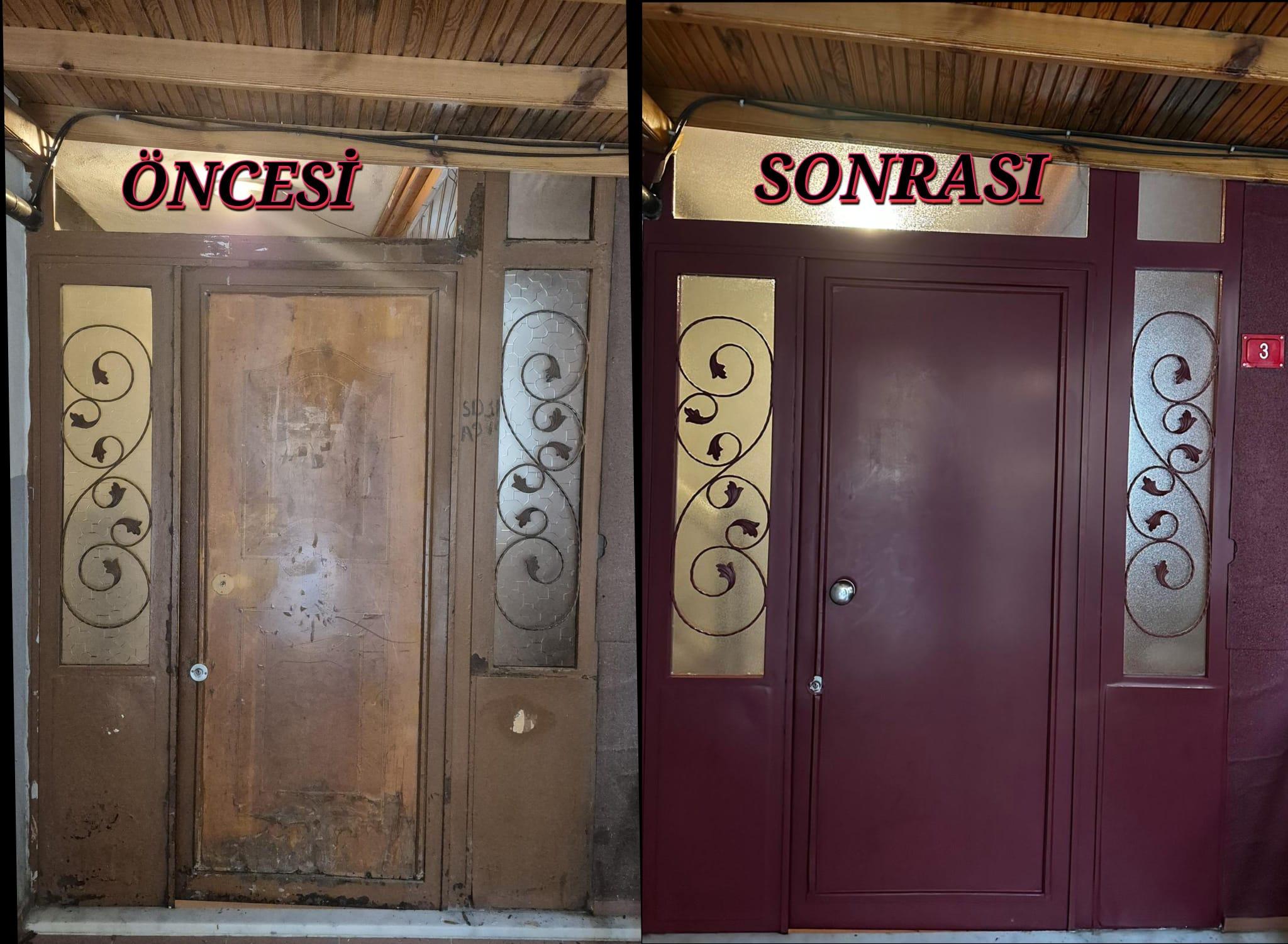 Şişli Çelik Kapı Boyama - Mutfak Projesi